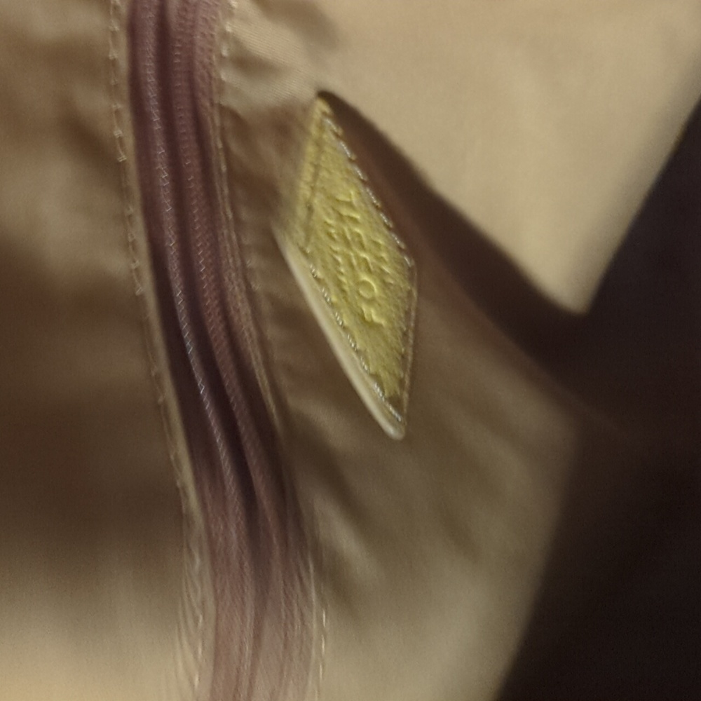 Fossil Yellow Leather Backpack - image 5